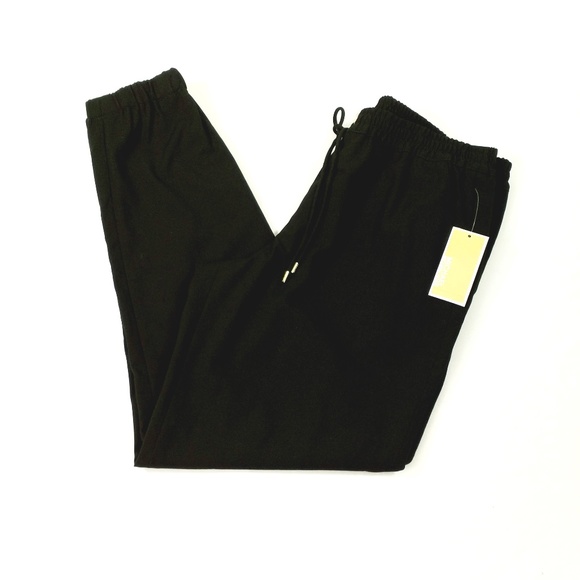 Michael Kors Black Casual Drawstring Track Pants Womens Size 10 - Picture 5 of 8